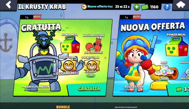 Las skins gratis de Bob Esponja en Brawl Stars