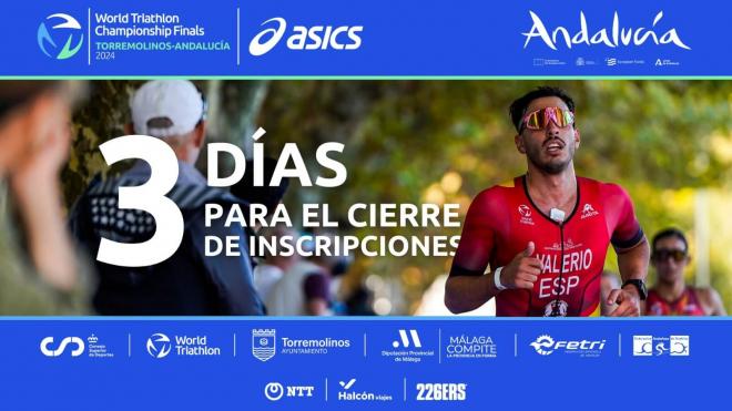 Tres días para el cierre del plazo de inscripciones.