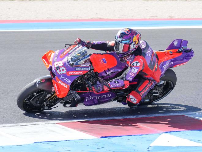 Jorge Martín, en el sprint de San Marino (Foto: Cordon Press).