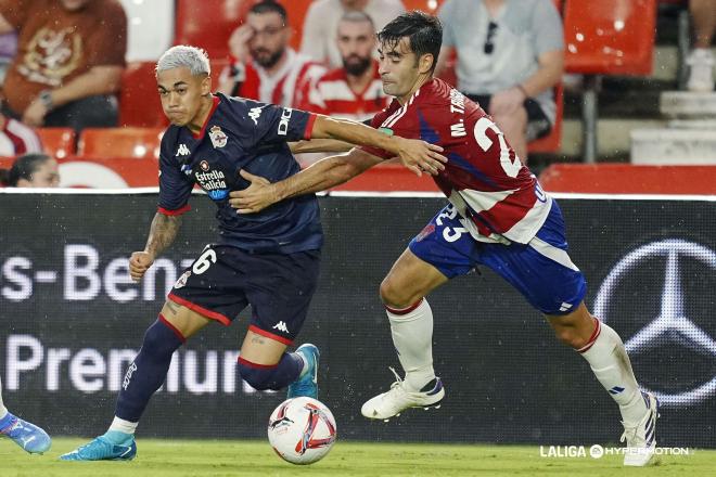 Juan Gauto, en el Granada - Dépor (Foto: LALIGA).