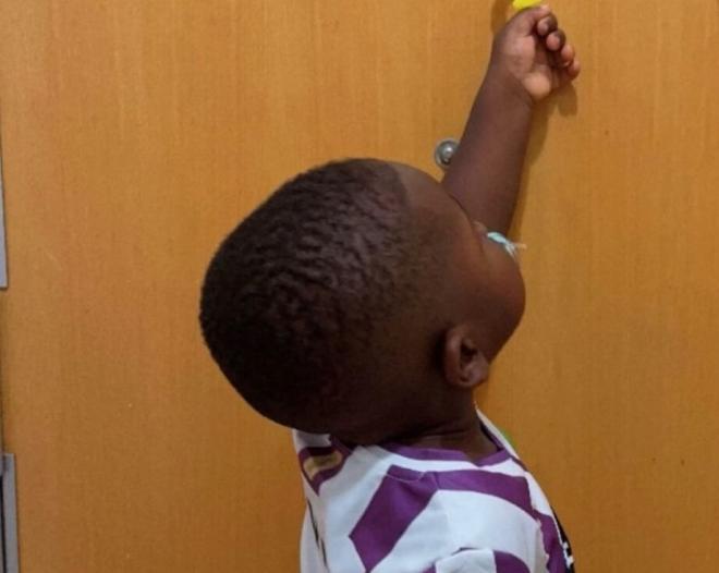 Keyne, hermano pequeño de Lamine Yamal, con la camiseta del Real Valladolid (Foto: Instagram).