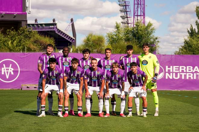 Once inicial del Promesas ante el Fabril (Foto: Real Valladolid).