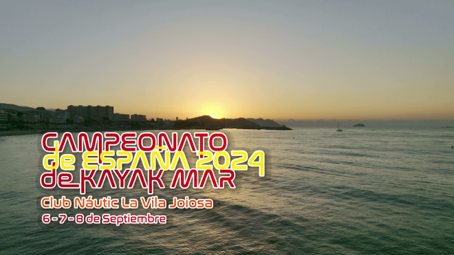 La imagen del Campeonato de España de Villajoyosa de Kayak de Mar (Club Náutico de Villajoyosa)