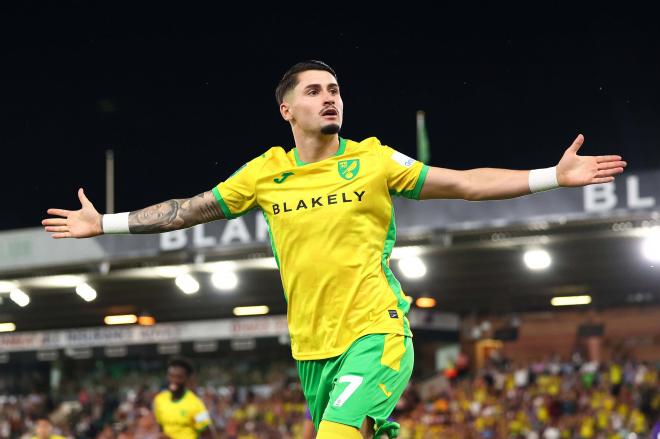 Borja Sainz, con el Norwich City (Foto: CordonPress).