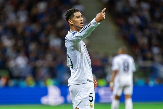 Jude Bellingham, en la Supercopa de Europa con el Real Madrid (Foto: Cordon Press).