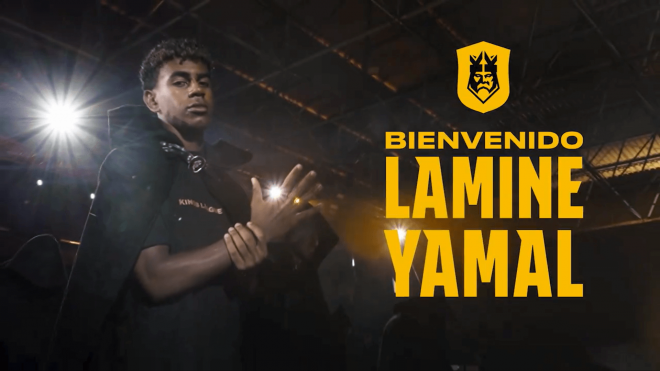 Lamine Yamal ficha por la Kings League.