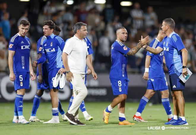 Javier Calleja, con el Real Oviedo (Foto: LALIGA).