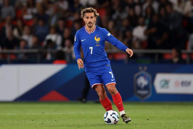 Antoine Griezmann, en un partido con Francia (Foto: Cordon Press).