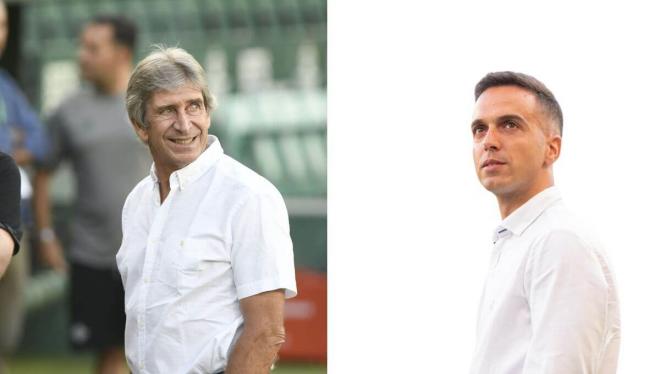 Manuel Pellegrini y Borja Jiménez.