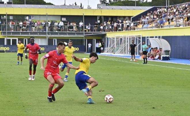 El Mirandilla, en el primer partido en El Rosal.