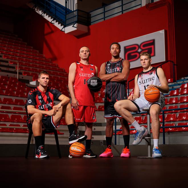 El Bilbao Basket presenta sus equipaciones en La Casilla (Foto: SURNE Bilbao Basket).