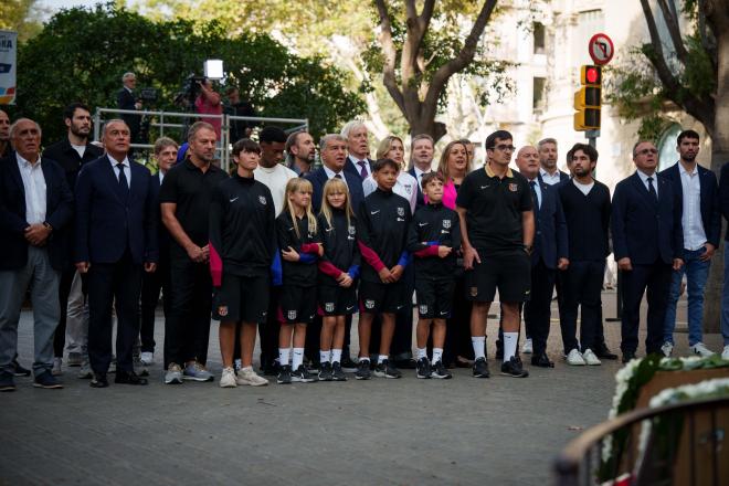 La representación del Barça en la Diada de Catalunya (Foto: FC Barcelona).