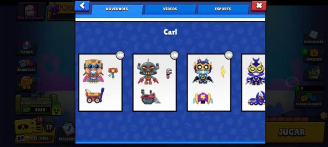 La votación de skins superhéroes en Brawl Stars