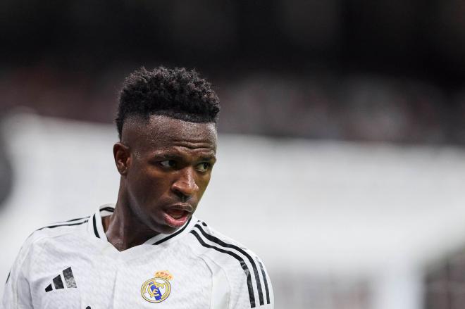 Vinicius, en un partido con el Real Madrid (Foto: Cordon Press).