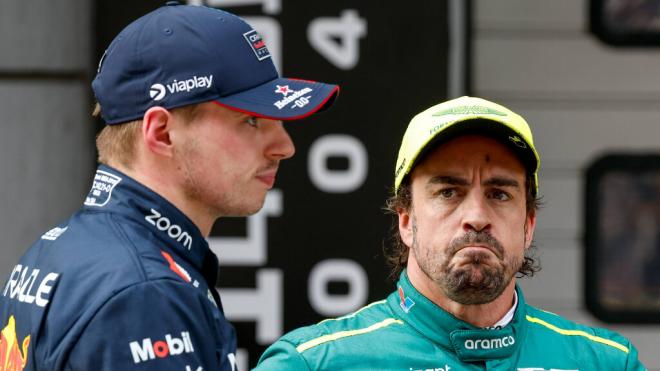 Max Verstappen y Fernando Alonso (Cordon Press)