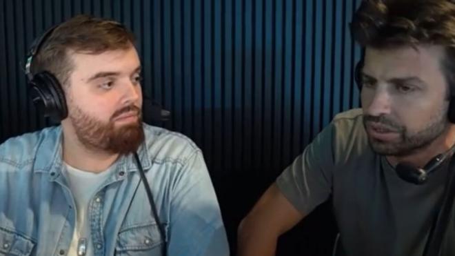 Ibai Llanos y Gerard Piqué en el directo de Twitch (Captura de @ibai)