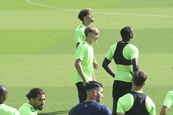 Jesús Rodríguez, en el entrenamiento (Foto: Kiko Hurtado)