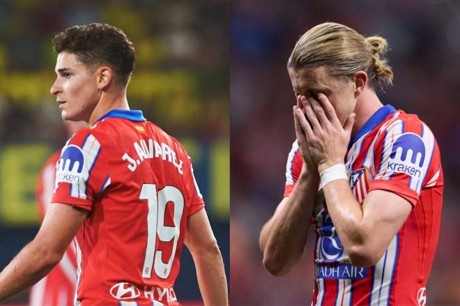 Julián Álvarez y Conor Gallagher, con el Atlético (Foto: Cordon Press).