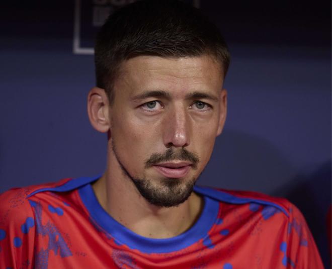 Clément Lenglet, en el banquillo del Atlético de Madrid (Foto: Cordon Press).