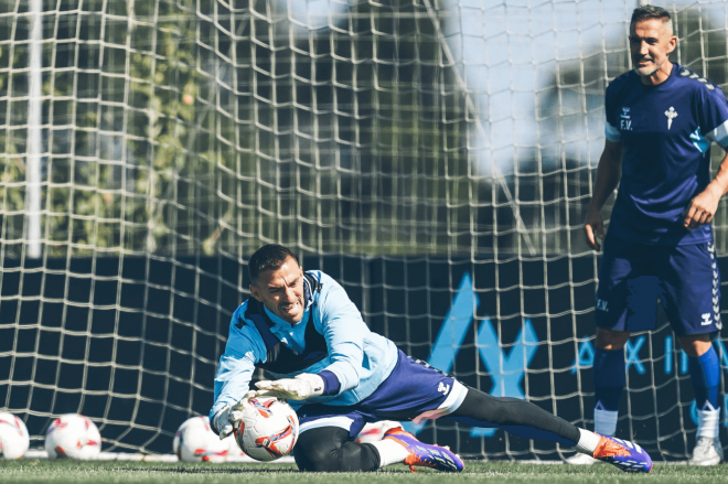 Vicente Guaita, en Afouteza (Foto: RC Celta).