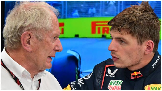 Helmut Marko y Max Verstappen (CordonPress)