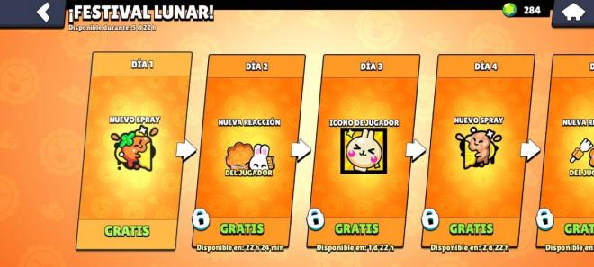 Las recompensas gratis del Festival Lunar 2024 en Brawl Stars