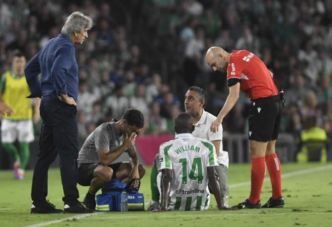 La lesión de William Carvalho ante el Leganés (foto: Kiko Hurtado)