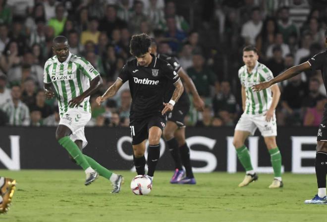 Juan Cruz, en el Betis-Leganés (foto: Kiko Hurtado)