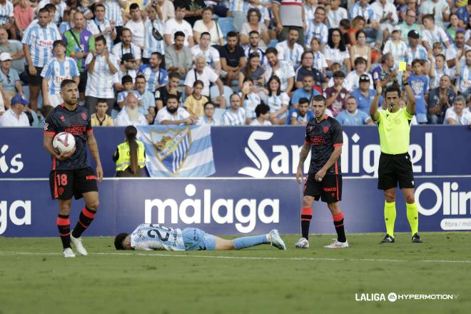 Antoñito Cordero, en el pasado Málaga - Huesca (Foto: LALIGA).