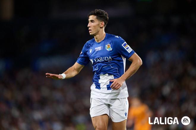 Nayef Aguerd, en el Real Sociedad - Real Madrid (Foto: LALIGA).