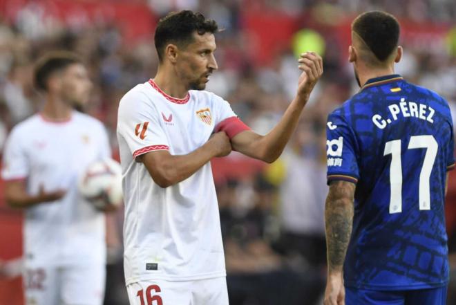 Jesús Navas, capitán del Sevilla FC (foto: Kiko Hurtado).