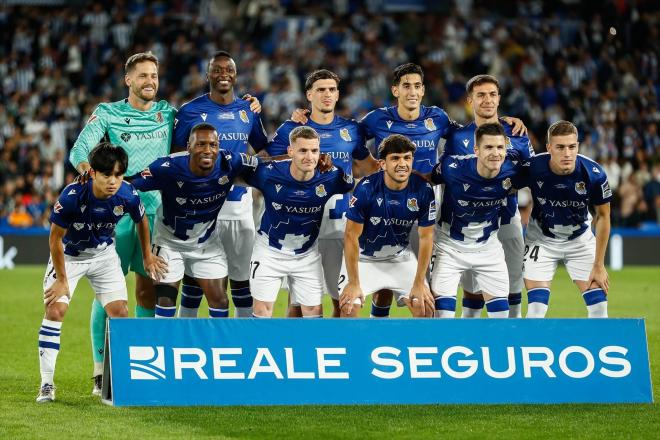 Once de la Real Sociedad ante el Real Madrid (Foto: AFP7/Europa Press).