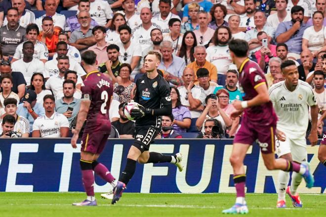 Karl Hein, en el Bernabéu (Foto: Real Valladolid).