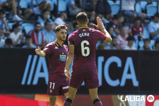 Cenk Özkacar, en el Celta - Valladolid (Foto: LALIGA).