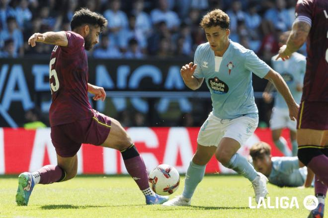 Pablo Durán, en el Celta - Real Valladolid.