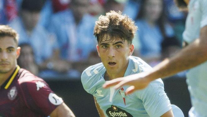 Javi Rodríguez, en el Celta - Valladolid (Foto: LALIGA).