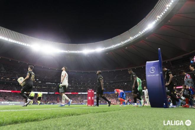 El Valencia CF retrasó el comienzo del partido, asegura el colegiado (Foto: LALIGA).