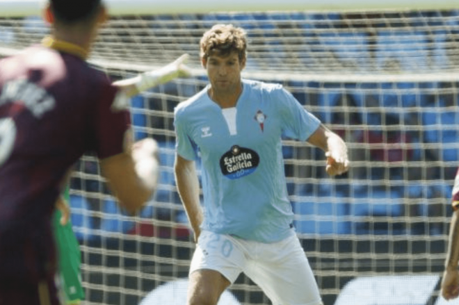 Marcos Alonso en su debut con el Celta (Foto: LaLiga).