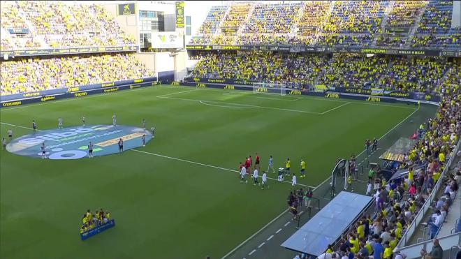 El Nuevo Mirandilla, en un partido esta temporada.