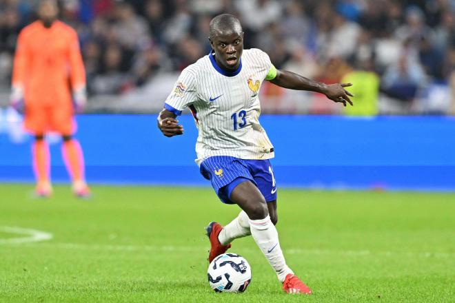 N'Golo Kanté, en un partido con la selección francesa (FOTO: Cordón Press).