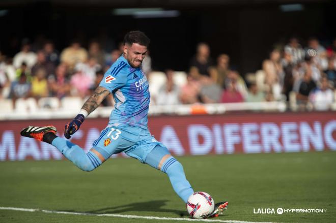 Gaëtan Poussin, con el Real Zaragoza (Foto: LALIGA).