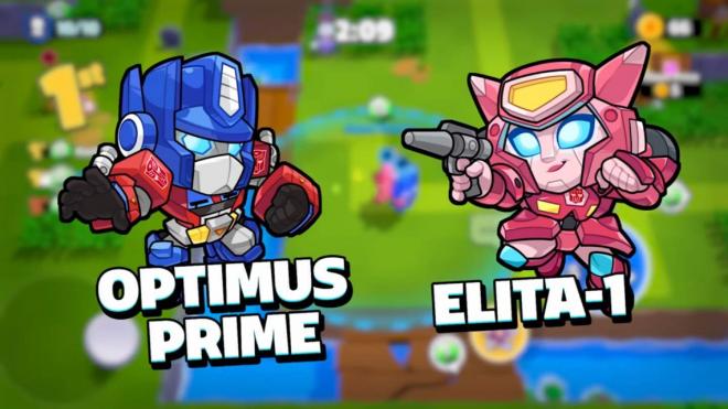 Optimus Prime y Elita-1, de Transformers, llegan a Squad Busters