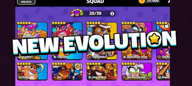 Las evoluciones Definitiva de Squad Busters