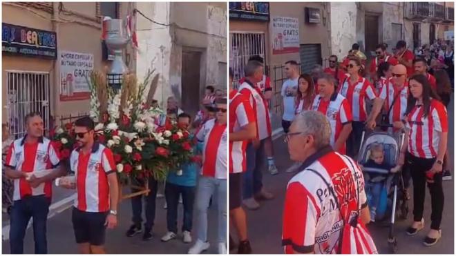 Minglanilla saca en procesión la Copa del Rey ganada por el Athletic (Redes Sociales)