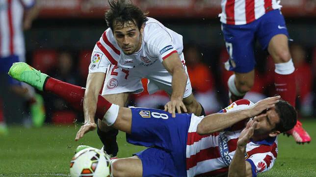 Alejandro Arribas, en su etapa en el Sevilla (Foto: EFE).