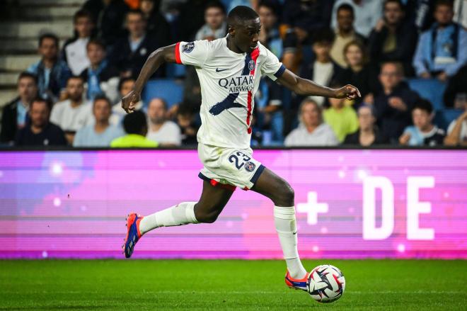 Randal Kolo Muani, durante un partido con el PSG (Foto: Cordon Press).