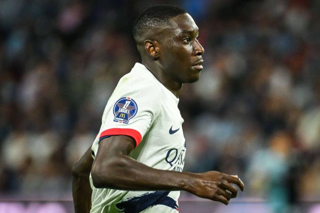 Randal Kolo Muani, durante un partido con el PSG (Foto: Cordon Press).