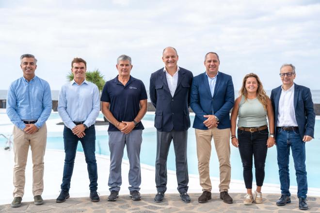 La presentación de A1 Padel con el Cabildo de Lanzarote (A1 Padel)