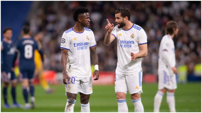 Nacho Fernández junto a Vinicius Jr. (Fuente: Cordon Press)