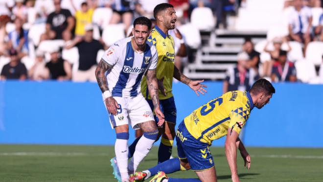 Miguel de la Fuente en el Leganés - Las Palmas (Europa Press)